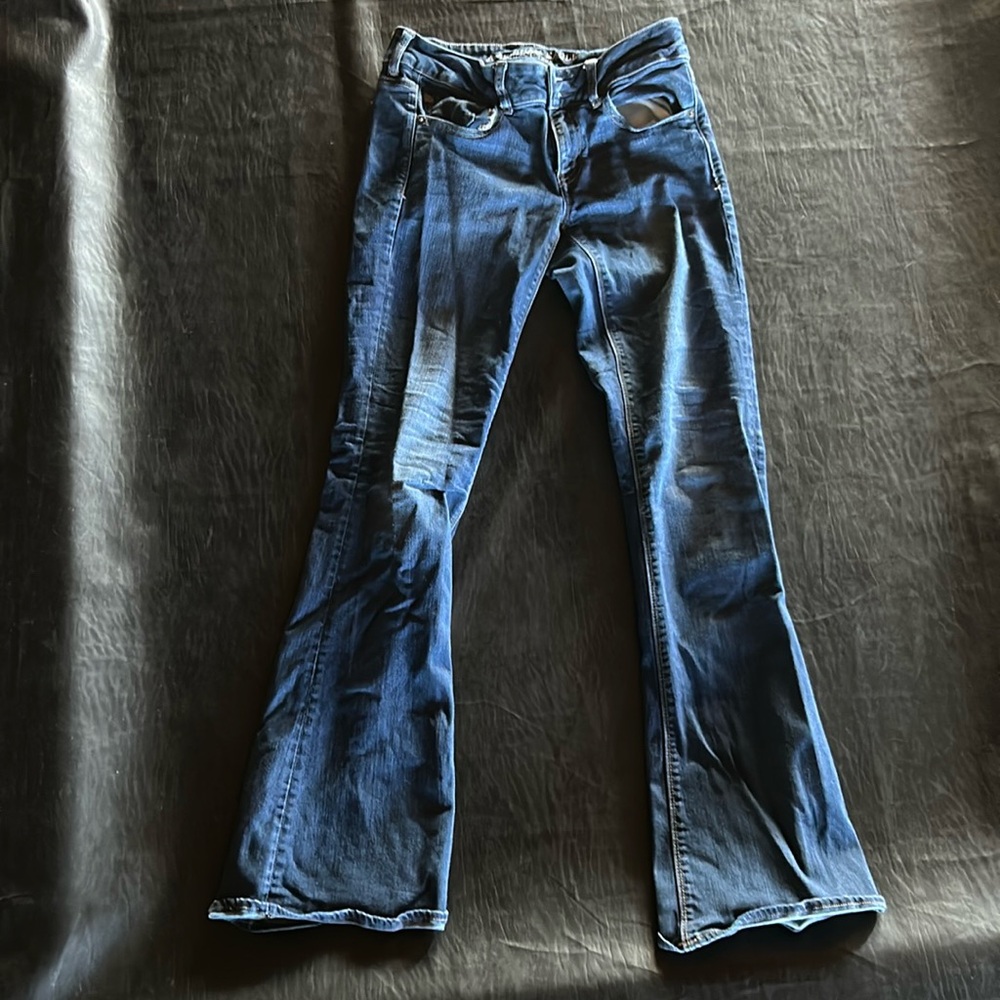 American Eagle Dark Wash Artist Flare Jeans